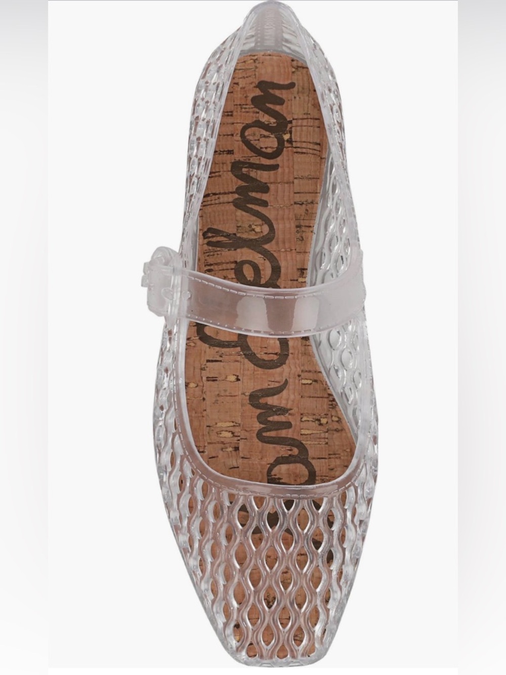 Sam Edelman Michaela Clear Jelly Mary Jane Flats